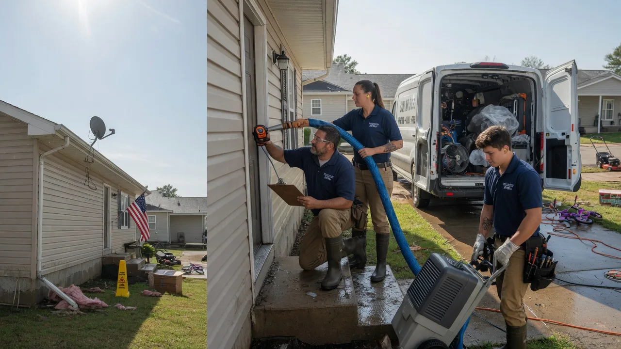 Ceiling Water Damage Restoration in Langley, AR near me